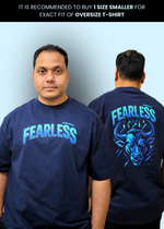 Load image into Gallery viewer, Fearless Bull Unisex Oversize Tee