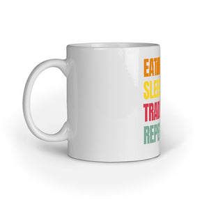 Eat Sleep Trade Repeat Coffee Mug