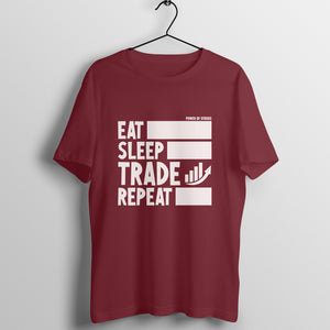 Eat Sleep Trade Repeat Men's T-Shirt